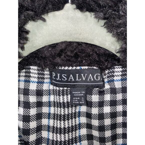 P.J. Salvage Jewel Night Fuzzy Sherpa Jacket 2 large pockets Women’s Siz… - Picture 2 of 6